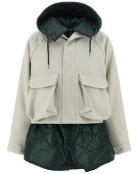Sacai - 'melton' Blouson - Lyst