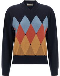Ballantyne - 'argyle' V-knit - Lyst
