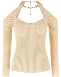 Elisabetta Franchi - Necklace Sweater - Lyst