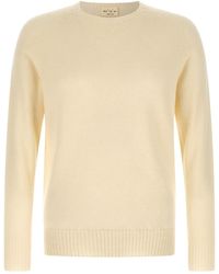 Ma'ry'ya - Crew-neck Sweater With Slits - Lyst