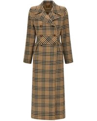 Valentino Garavani - Houndstooth Wool Coat - Lyst