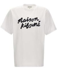 Maison Kitsuné - 'maison Kitsuné Handwriting' T-shirt - Lyst