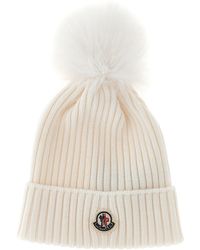 Moncler - Pon Pon Wool Beanie - Lyst