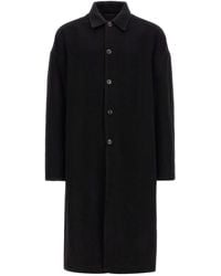 Rick Owens - 'buttoned Brad' Coat - Lyst
