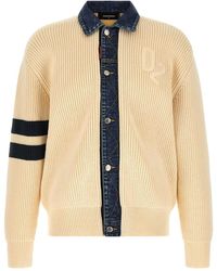 DSquared² - 'denim Mix D2' Cardigan - Lyst