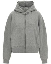 Entire studios - Zip-Up Hoodie With Dropped Shoulders - Lyst
