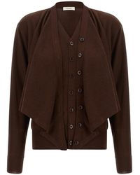 Lemaire - 'trompe L'oeil' Effect Cardigan - Lyst