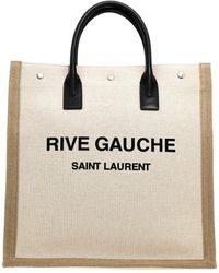 Saint Laurent - 'Rive Gauche North/South' Shopping Bag - Lyst