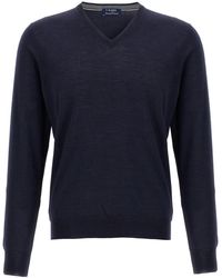 Barba Napoli - Wool And Silk Sweater - Lyst