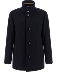 BOSS - 'H-Coxtan-234' Coat - Lyst