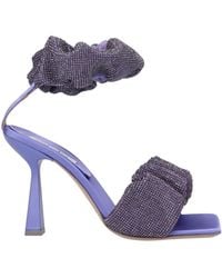 Sebastian Milano - 'cher Crystal' Sandals - Lyst