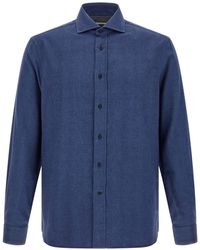Brunello Cucinelli - Cotton Blouse - Lyst