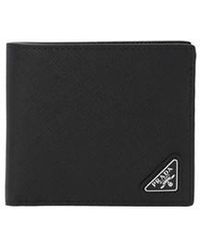 prada bifold wallet mens