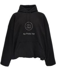 Vetements - Felpa Con Cappuccio 'No Posts' - Lyst