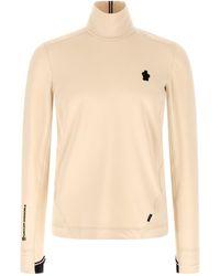 Moncler - Cream Polartec Turtleneck - Lyst