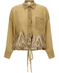 Nude - Linen Blend Shirt - Lyst