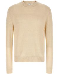 Jil Sander - Silk Hemp Sweater - Lyst