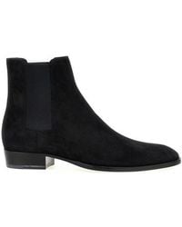 Saint Laurent - Wyatt chelsea boots - Lyst