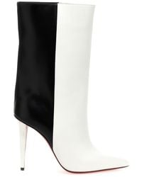 Christian Louboutin - Astrilarge Booty 100 Leather Heeled Boots - Lyst