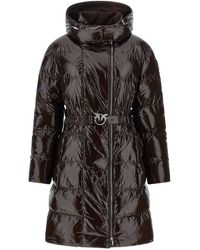 Pinko - 'love Birds' Buckle Down Jacket - Lyst