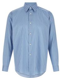 AURALEE - Camicia Cotone E Seta - Lyst