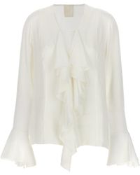 Givenchy - Ruffled Blouse - Lyst
