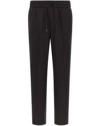 Brioni - Drawstring Wool Trousers - Lyst