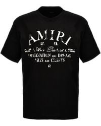Amiri - T-Shirt "Distressed Arts District" - Lyst