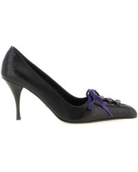 Prada - Lace-up Pumps - Lyst