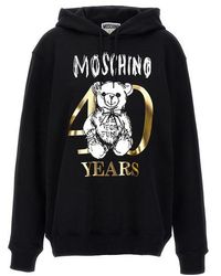 Moschino - 'teddy 40 Years Of Love' Hoodie - Lyst