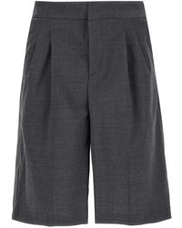 PT Torino - Bermuda-Shorts Aus Technowolle - Lyst