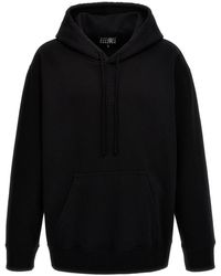 MM6 by Maison Martin Margiela - Logo Embroidery Hoodie - Lyst