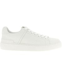Balmain - Low-Top Sneaker With Embossed Logo - Lyst