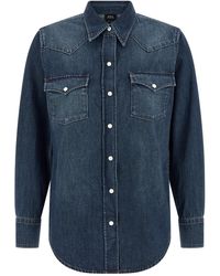 A.P.C. - 'western' Shirt - Lyst