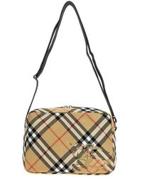 Burberry - Check Borse A Tracolla-Uomo - Lyst