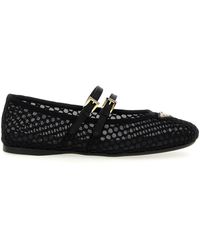 Prada - Double Strap Ballet Flats - Lyst