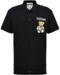 Moschino - 'archive Teddy' Polo Shirt - Lyst