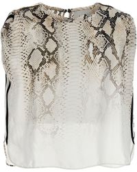 Nude - 'snake' Bloshirt - Lyst