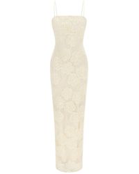 ROTATE BIRGER CHRISTENSEN - 'Flower Mesh Tube' Dress - Lyst