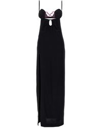 Nensi Dojaka - 'Heart Bra' Long Dress - Lyst