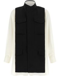 Sacai - Hybrid Shirt With Front Panel Model. - Lyst
