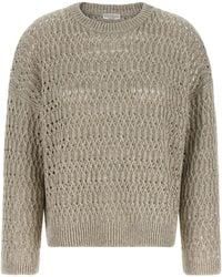 Brunello Cucinelli - Pullover 'Dazzling Braids' - Lyst