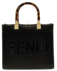 Fendi - ' Sunshine Small' Shopping Bag - Lyst