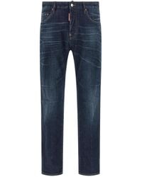 DSquared² - Jeans With Signature Leather Patch - Lyst