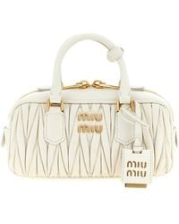 Miu Miu - 'Arcadie' Regular Top-Handle Bag - Lyst