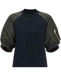 Sacai - Hybrid T-shirt - Lyst