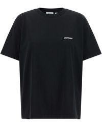Off-White c/o Virgil Abloh - 'arrow Out Flower' T-shirt - Lyst