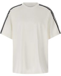 Y-3 - ' Short Sleeve Tee 3-stripes' T-shirt - Lyst