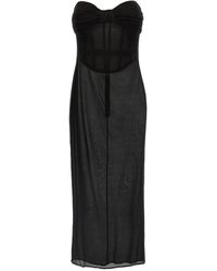Magda Butrym - '27' Off-The-Shoulder Midi Dress With Integrated Bustier - Lyst