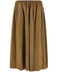 AURALEE - Leather Skirt - Lyst